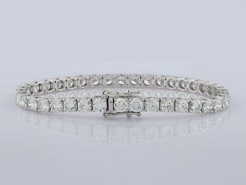 Armband - 14 karaat Witgoud - 12.38ct. tw. Diamant, Nieuw