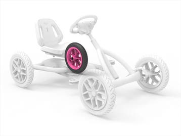 BERG-Onderdeel Skelter - wielen 10-spoke pink 12.5x2.25-8..., Ophalen of Verzenden, Nieuw