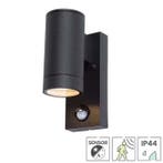 Buitenlamp met sensor Havana | Bewegingsmelder | GU10, Verzenden, Minder dan 50 watt, Wandlamp, Nieuw