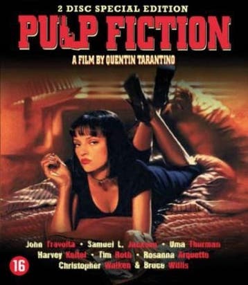 Pulp Fiction (blu-ray tweedehands film), Ophalen of Verzenden, Zo goed als nieuw