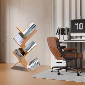 Bamboe Boom Boekenkast 5 Lagen – Moderne Staande Organizer, Verzenden, Nieuw