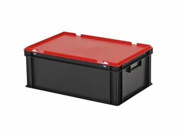 Combicolor dekselbak - 600 x 400 x H 235 mm (gladde bodem) -, Ophalen of Verzenden, Nieuw