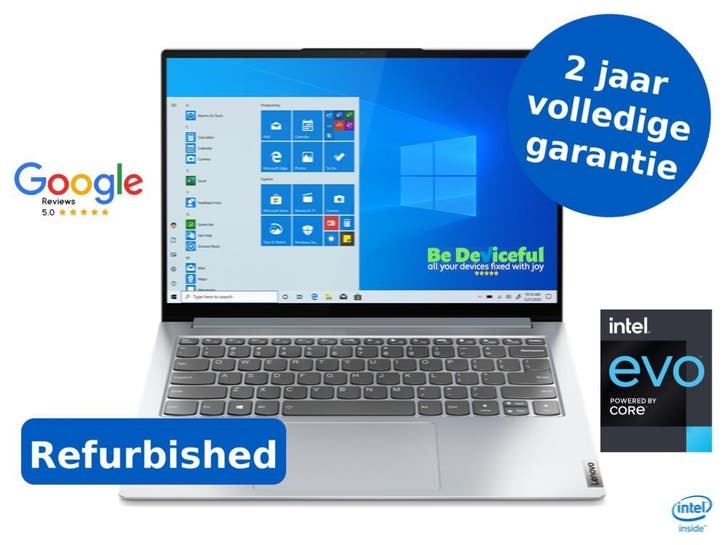 Refurbished Lenovo Yoga Slim 7 Pro-14IHU5  Gebruiksklaar, Computers en Software, Windows Laptops, 4 Ghz of meer, SSD, 14 inch