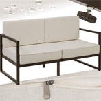 2dekans | tectake® - Tuin-loungebank Comosa - Voor 2, Huis en Inrichting, Banken | Bankstellen, Ophalen of Verzenden, Zo goed als nieuw