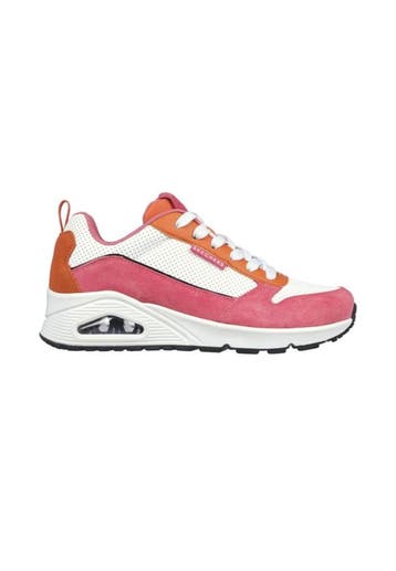 Skechers Uno 2 Much Fun 177105/PKOR Wit / Roze-38, Verzenden, Nieuw, Roze