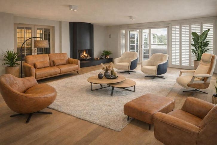 Ontdek jouw perfecte Relax stoel met gratis 3D-visualisatie, Huis en Inrichting, Fauteuils, Nieuw, Hout, Kunststof, Leer, Metaal