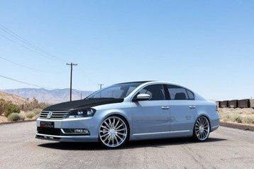Voorspoiler VW Passat B7 Glans Zwart, Ophalen of Verzenden, Nieuw