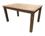 Rustieke Teak Eettafel - Java - 220 x 100 cm, Ophalen of Verzenden, Nieuw