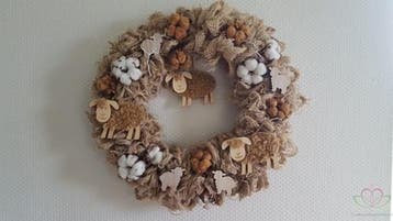 Jute band Naturel open structuur 15 cm rol 40 meter, Ophalen of Verzenden, Nieuw