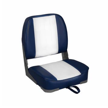 Bootstoel Low Back Classic Navy Wit, Watersport en Boten, Bootonderdelen, Ophalen of Verzenden, Nieuw