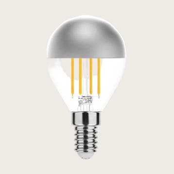 Filament kopspiegellamp - E14 Mini Globe P45 4W - 2700K warm, Ophalen of Verzenden, Gebruikt