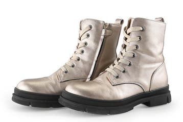 Muyters Veterboots Meisjes in maat 34 Goud, Verzenden, Jongen of Meisje, Schoenen, Zo goed als nieuw