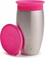 Munchkin Miracle 360 Peuter Drinkbeker - steel pink, Verzenden, Nieuw