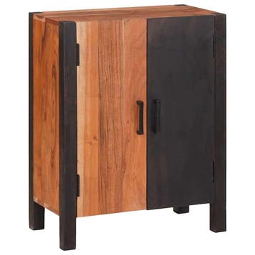 vidaXL Dressoir Bruin 55 x 30 x 75 cm Massief Acaciahout, Verzenden, Nieuw, Overige houtsoorten, Minder dan 50 cm