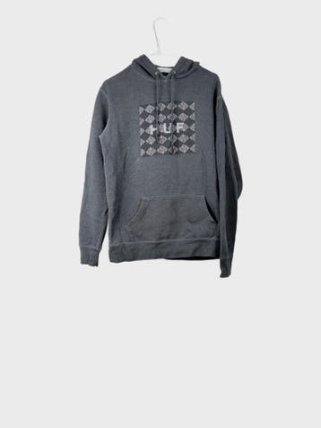 HUF Hoodies Heren maat S Grijs Vintage, Ophalen of Verzenden, Nieuw