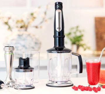 Braun MultiQuick 7 - MQ 7045 X - Staafmixer - Zwart, Ophalen of Verzenden, Zo goed als nieuw
