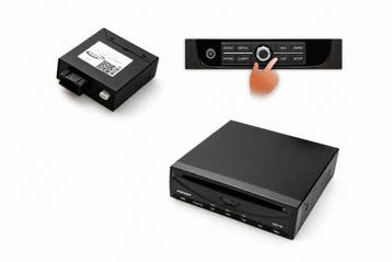 DVD Player + Multimedia Adapter met OEM-bediening voor RNS, Ophalen of Verzenden, Nieuw, Volkswagen