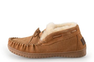 Warmbat Pantoffels in maat 40 Cognac, Overige kleuren, Verzenden, Zo goed als nieuw, Pantoffels of Sloffen