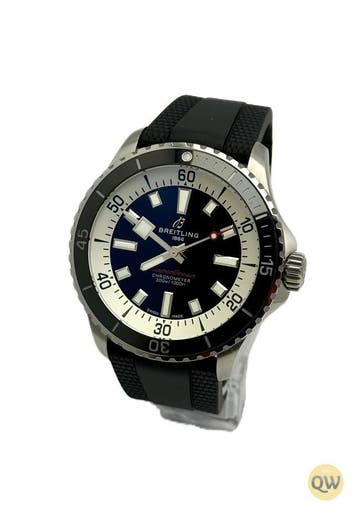 Breitling SuperOcean 42 Black, Staal, Breitling, Polshorloge, Ophalen of Verzenden