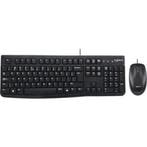 Logitech MK120 bedraad toetsenbord + Muis combi, Computers en Software, Overige Computers en Software, Verzenden, Refurbished