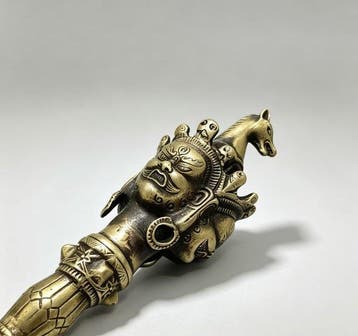 Decoratief ornament - Vajra, Antiek en Kunst