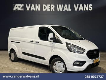 Ford Transit Custom | 2.0 TDCI 130pk L2H1 Euro6 Airco |, Gebruikt, Euro 6, Wit, Dealer onderhouden