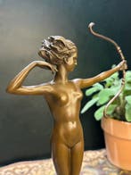 Pierre Collinet - Beeld, Diana - Godin van de jacht - 32.5, Antiek en Kunst