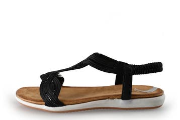 Dolcis Sandalen in maat 39 Zwart, Dolcis, Verzenden, Zwart, Sandalen of Muiltjes