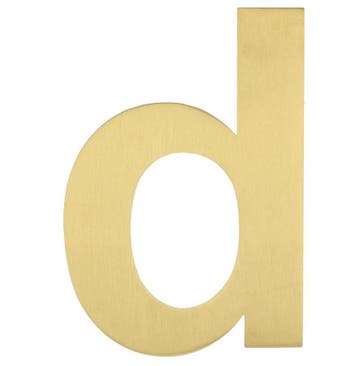 BASICS Huisnummer LBHN100-D PVD mat goud, Verzenden, Nieuw