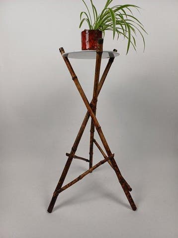 Plantentafel - Bamboe, Keramiek - Piëdestal