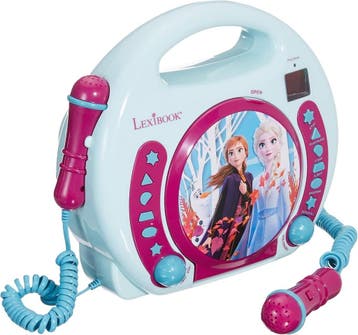 Lexibook Karaoke Set Frozen | Tweedekansje | OP=OP, Ophalen of Verzenden, Zo goed als nieuw, Complete set