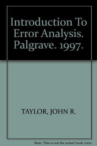 Introduction To Error Analysis - John R. Taylor, Boeken, Verzenden, Gelezen, John R. Taylor