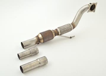 VW Polo 6R WRC 76mm Downpipe met 200 cels HJS Sport-Kat., Ophalen of Verzenden, Nieuw