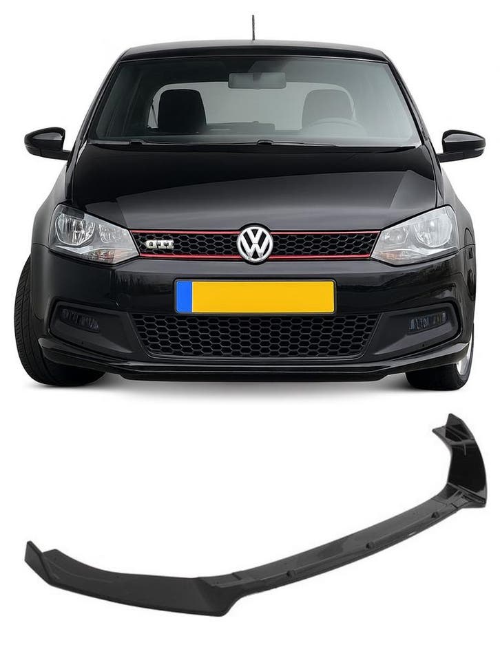 Frontspoiler | Volkswagen | Polo GTI | 6R 2009-2017 | Glanze, Auto-onderdelen, Carrosserie en Plaatwerk, Nieuw, Volkswagen, Verzenden
