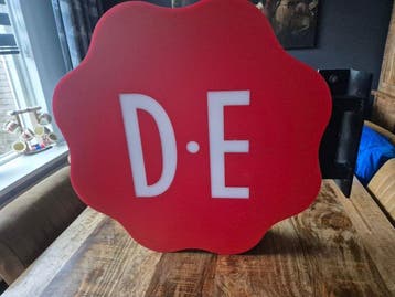 Douwe Egberts - D·E douwe egberts reclamebord lichtbak -