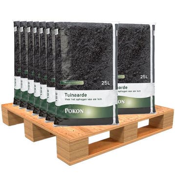 Tuinaarde pallet | Pokon | 2500 liter (Turfvrij), Verzenden