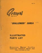1967 - Greeves - Illustrated Parts List - 'Challenger' 36MX4, Verzenden, Overige merken