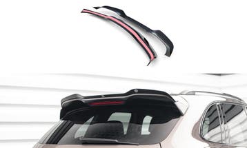 Spoiler Porsche Cayenne MK2 Maxton Glans Zwart, Ophalen of Verzenden, Nieuw