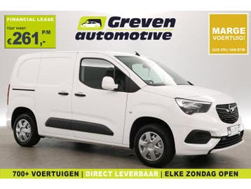 Opel Combo 1.2 Puretech 111PK | Marge | Benzine | 3 Zits |, Wit, Nieuw, Lease, Benzine