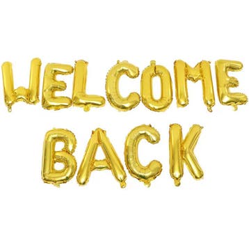 Welcome Home & We Missed You so Much slinger set zwart, Ophalen of Verzenden, Nieuw, Versiering, Overige