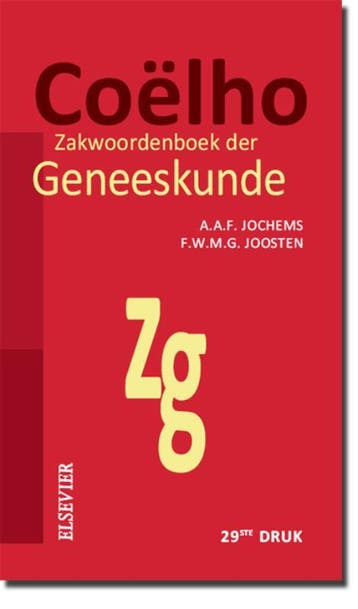 Coelho Zakwoordenboek van de Geneeskunde 9789062287550, Boeken, Wetenschap, Zo goed als nieuw
