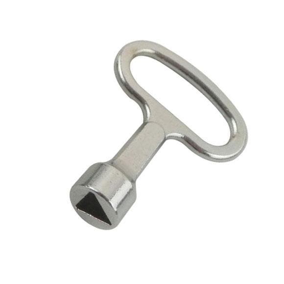 Driehoek sleutel (9mm), Doe-het-zelf en Verbouw, Hang- en Sluitwerk, Overige typen, Nieuw, Chroom, Ophalen of Verzenden