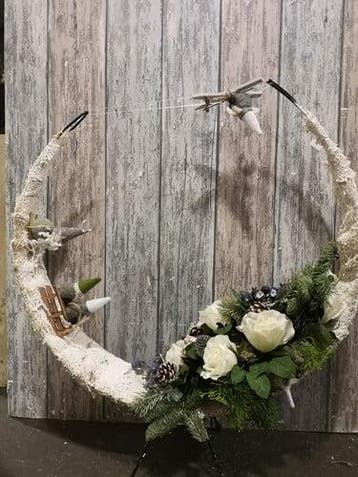 Metalen frame Moon ongelakt 50 cm per stuk, Ophalen of Verzenden, Nieuw