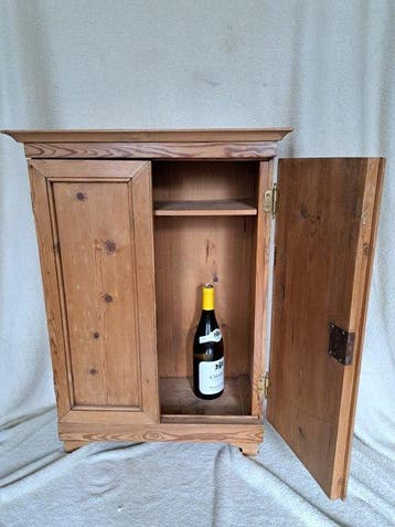 Kast - Miniatuurkast - Vurenhout - Staande kast 71cm