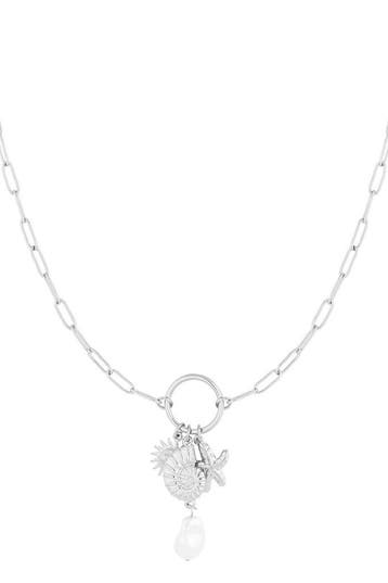Goudlief Coral coast ketting (Hangerkettingen, Kettingen), Verzenden, Nieuw, Zilver, Overige materialen