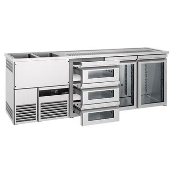 GGM Gastro | Bierkoeling PREMIUM - 2500x700mm - 2 glazen |, Verzenden, Nieuw in verpakking