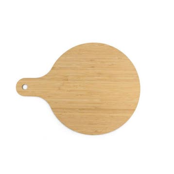 Sier Serveerplank Bamboe Rond 35x26cm 4st., Verzenden, Nieuw