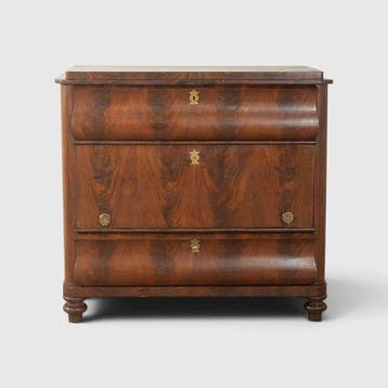 Commode - Walnoot - Biedermeiercommode