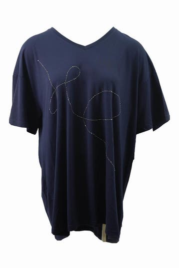 Zhenzi T-shirt in maat 46 Blauw, Kleding | Dames, Zhenzi, Verzenden, Zo goed als nieuw, Blauw