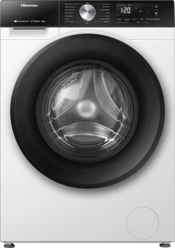 Hisense WF3S8043BW3 wasmachine Voorlader 8 kg 1400 RPM449, Ophalen of Verzenden, Nieuw, 95 cm of meer